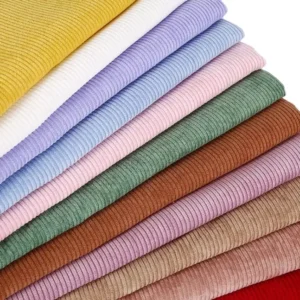 High Quality 8 Wales Corduroy Fabric 100% Cotton 330GSM 350GSM In-stock for Coat Pants Trousers Jacket