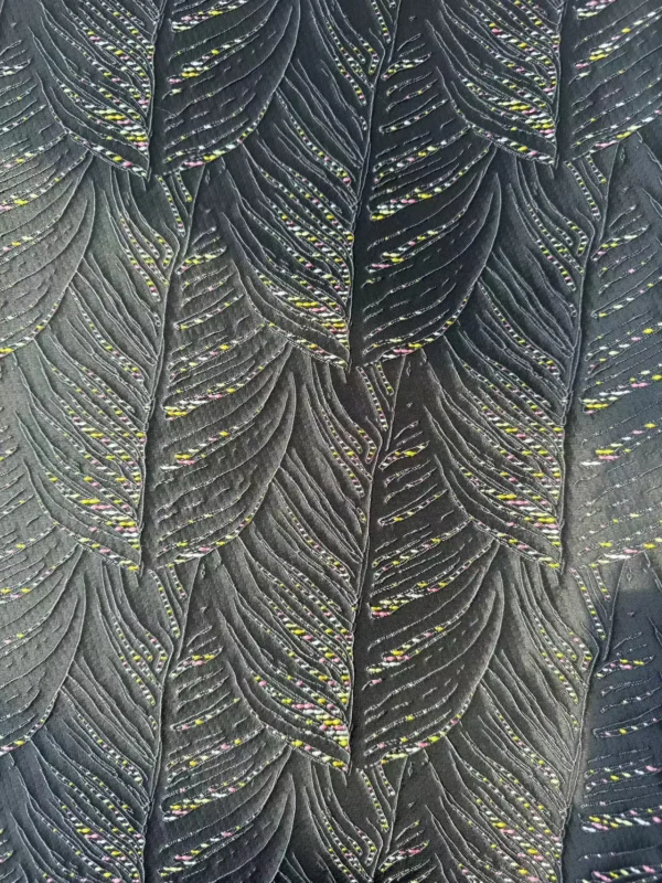High Quality Yarn-dyed Woven Jacquard Brocade Fabric for Abaya Garment - Image 7