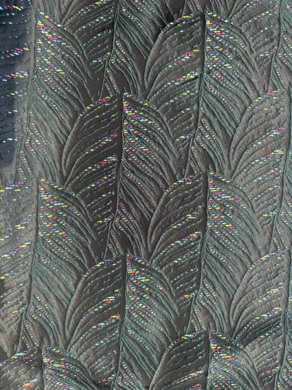 High Quality Yarn-dyed Woven Jacquard Brocade Fabric for Abaya Garment - Image 6