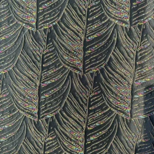 High Quality Yarn-dyed Woven Jacquard Brocade Fabric for Abaya Garment