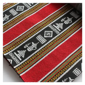 Sofa Fabric Manufacturer Home Deco Waterproof Knitting Arabic Desgin Sofa Fabric 100% Polyester Upholstery Sadu Sofa Fabric