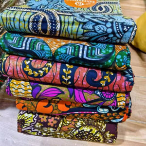 Luxury Super Gold Wax Print Dutch 100% Cotton Soft Real Wax Cloth Fabric for Dress Wedding Home Textile