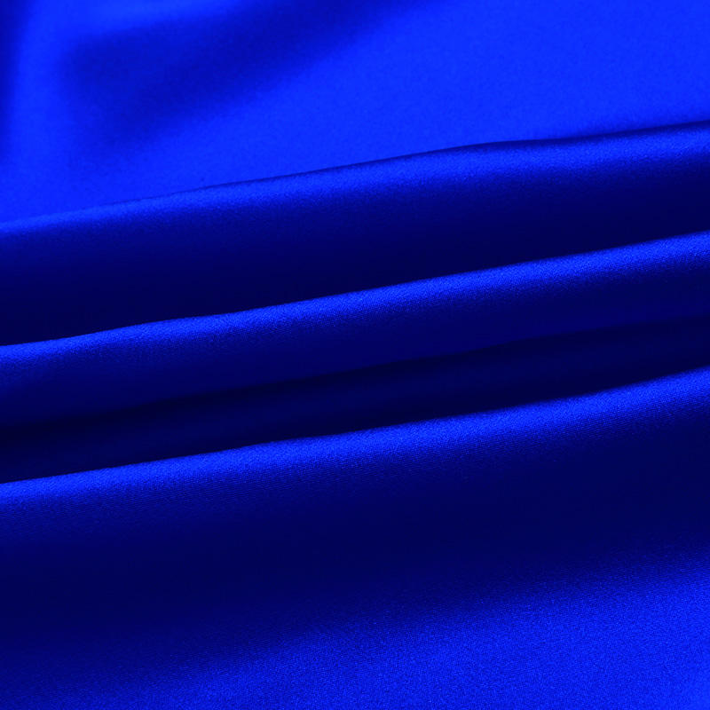 100% Natural Mulberry Silk Fabric 40MM Silk Satin Silk Charmeuse Royal Blue Color 114cm Width - Image 3