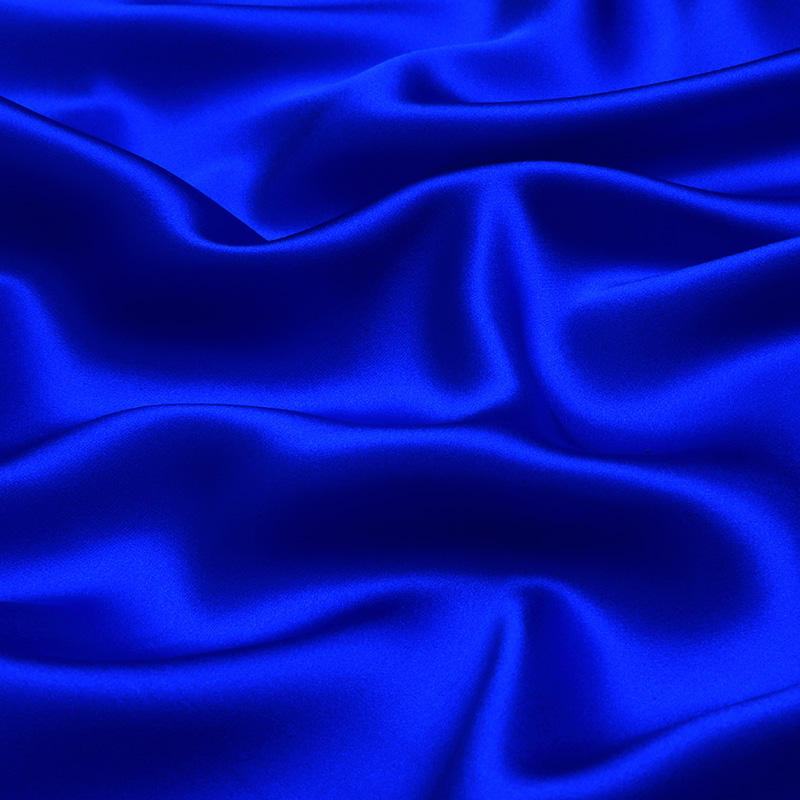 100% Natural Mulberry Silk Fabric 40MM Silk Satin Silk Charmeuse Royal Blue Color 114cm Width - Image 2