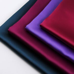 Premium Satin Fabric with Heavy Color, Strong Luster, Suitable for Women's Dresses, Gowns, Nightgowns, Featuring