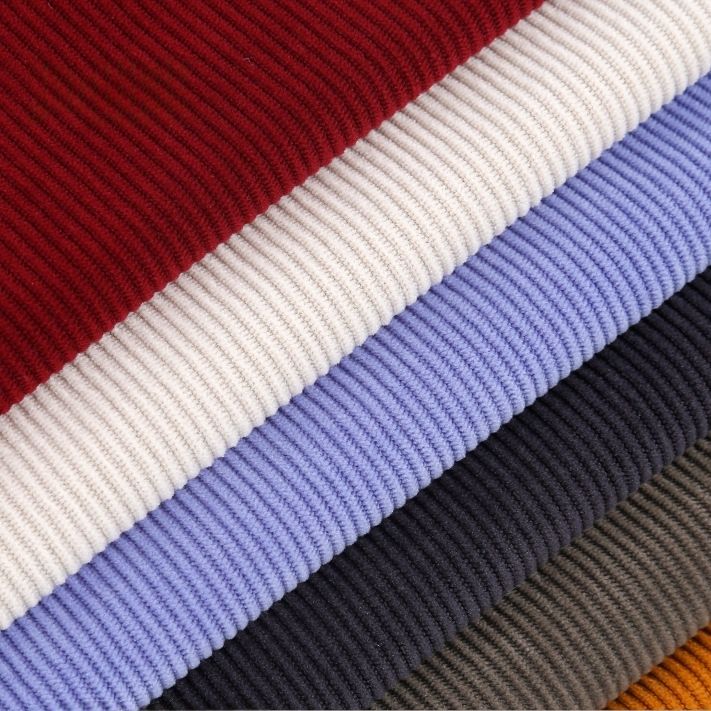 Customized Color Polyester Waterproof Micro Soft Corduroy Fabric for Clothing Pants Jackets Garment - Image 4